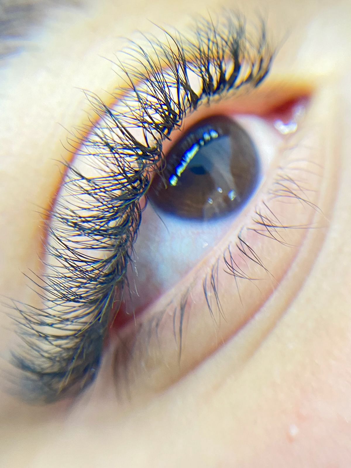 Exemplo de alongamento de cílios 1